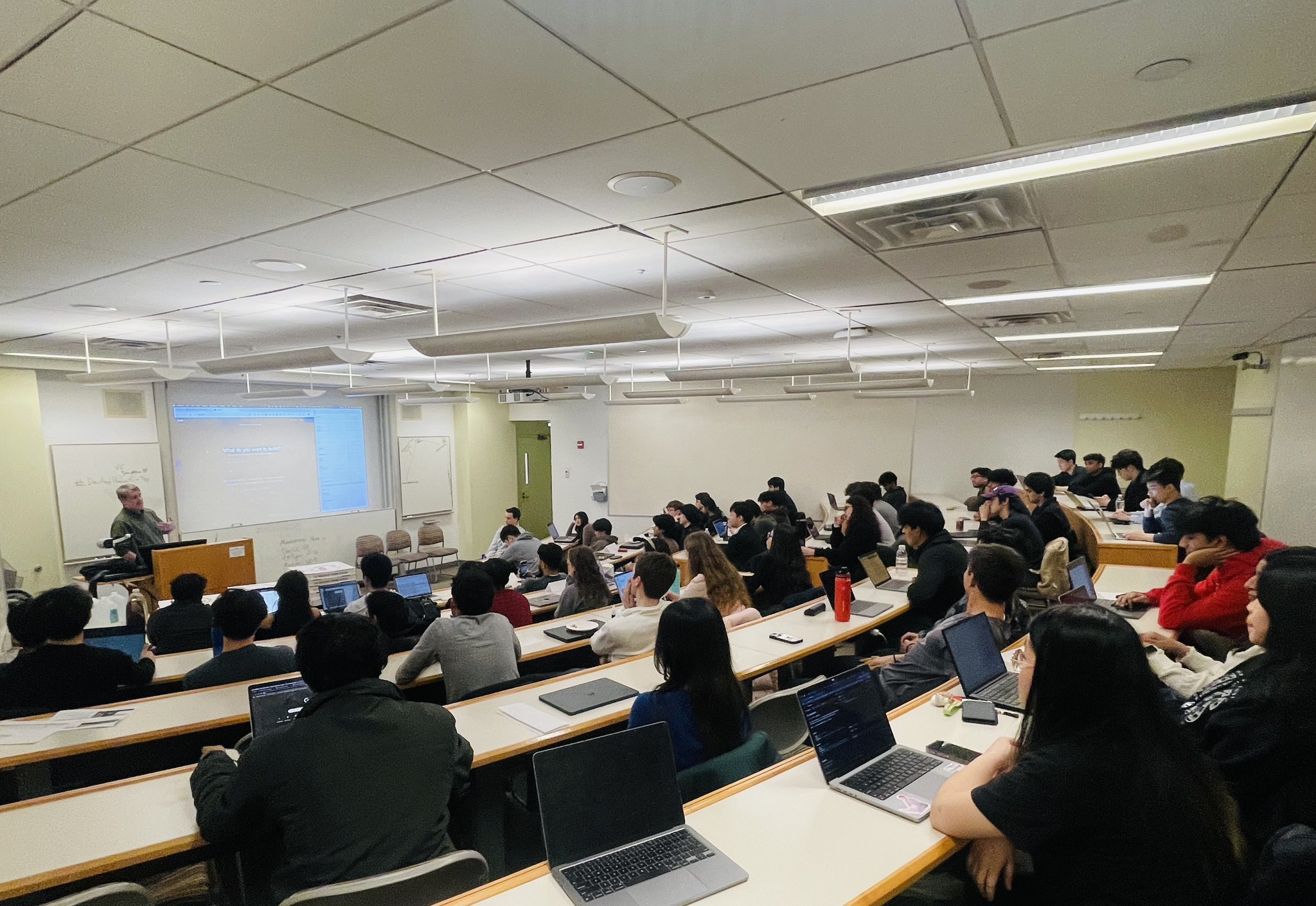 NYU lecture - full room