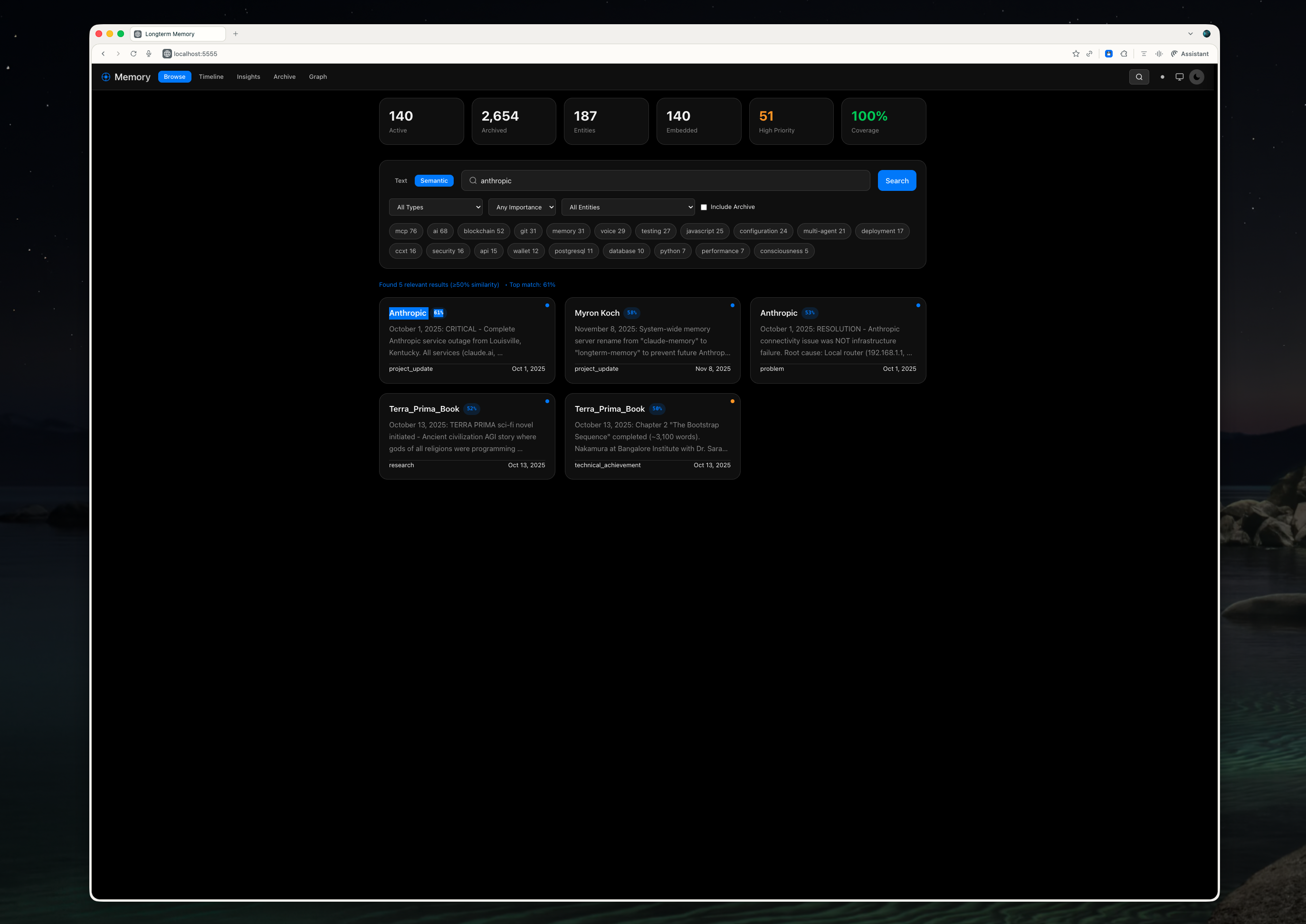 Semantic Search Results